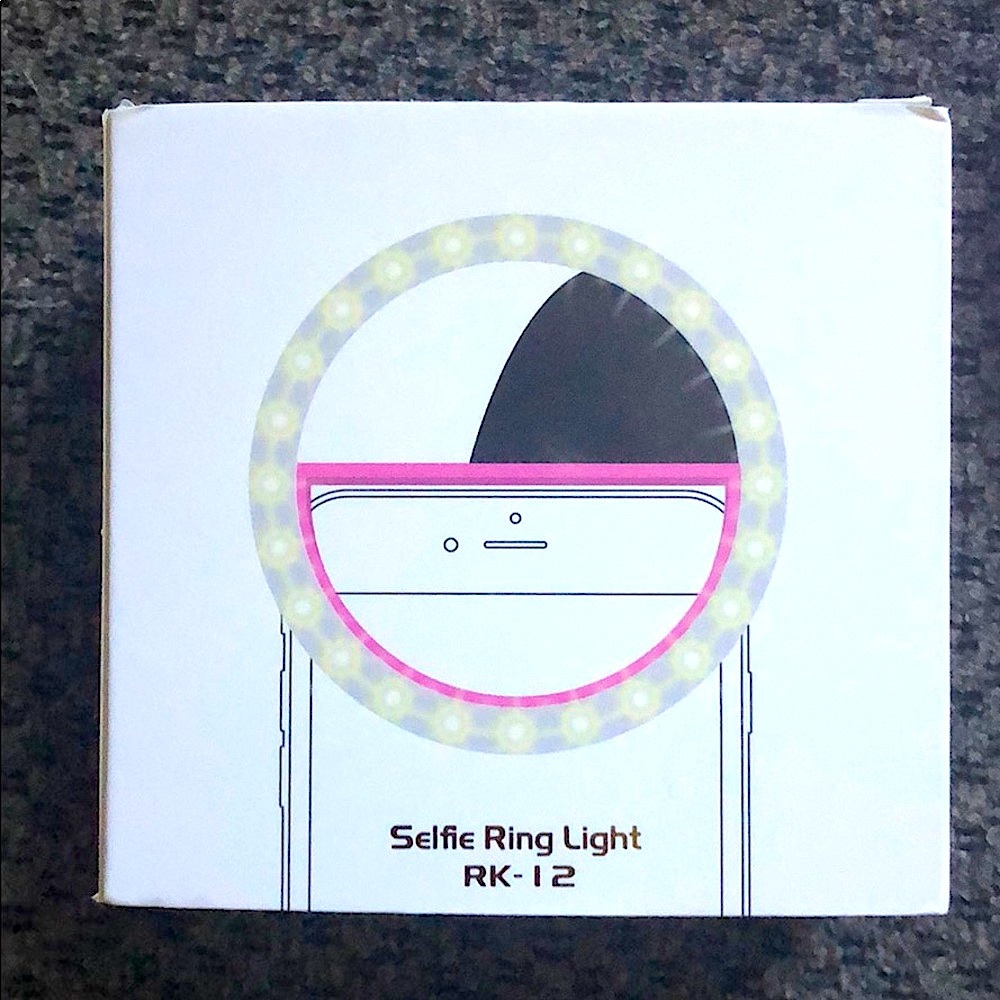 NWT Pink Cell Phone Selfie Ring Light